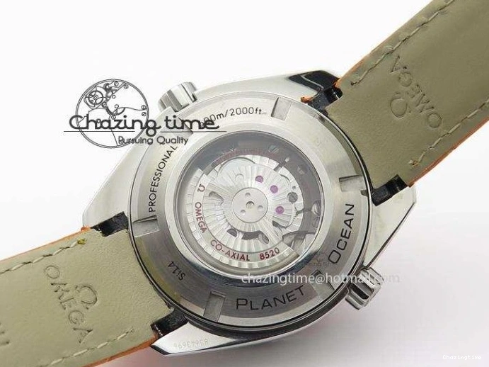 0214 Reliable Planet Ocean Professional SS V6F 37mm Ladies Orange Bezel On Orange Leather Strap A 8255